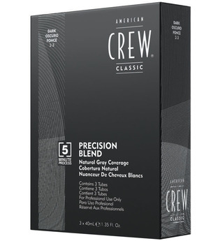 American Crew Haarpflege Precision Blend Tönungen Dunkelbraun 2-3 3 x 40 ml