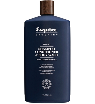 Esquire Grooming Herren Haar- und Bartpflege The 3-in-1 Shampoo, Conditioner & Bodywash 414 ml
