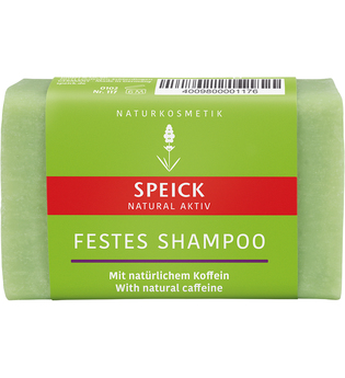 Speick Naturkosmetik Natural Aktiv Festes Shampoo mit natürlichem Koffein 60 g