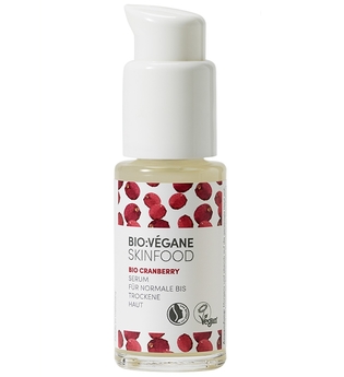 Bio:Végane Skinfood Bio Cranberry Serum für normale bis trockene Haut 30 ml Gesichtsserum