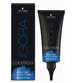 Schwarzkopf Professional Haarfarben Color Worx Direct Dye Color Concentrate Blau 100 ml