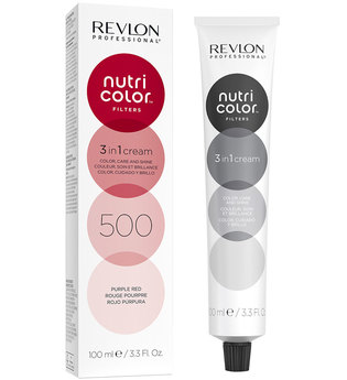 Revlon Professional Nutri Color Filters 3 in 1 Cream Nr. 500 - Purpurrot Haarbalsam 100.0 ml