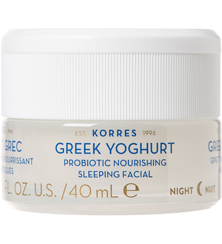 KORRES Greek Yoghurt Probiotic Nourishing Sleeping Facial Cream Nachtcreme 40.0 ml
