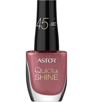 Astor Make-up Nägel Quick & Shine Nagellack Nr. 618 Blackberry Smoothie 8 ml
