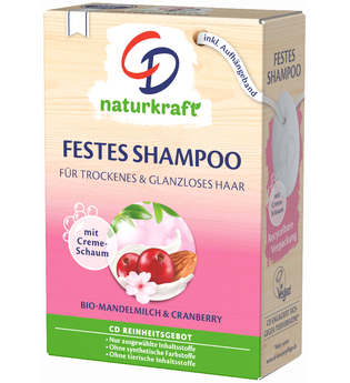 CD Festes Shampoo Bio-Mandelmilch & Cranberry 75 g