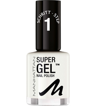 Manhattan Make-up Nägel Super Gel Nail Polish Nr. 135 In Love with White 12 ml