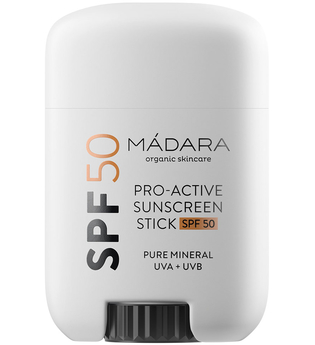 MÁDARA Organic Skincare SPF50 Pro-Active Sonnenschutz Stick 18 g Sonnenstift