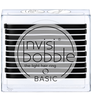 invisibobble Basic The Light Hair Ring - True Black (10 Pack)