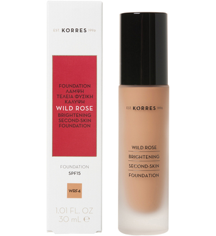 Korres Wild Rose Brightening Second Skin Foundation 30 ml WRF4 Flüssige Foundation