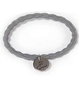 Great Lengths Hair Tie twisted Grey ''You are Great''