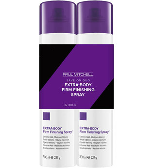Aktion - Paul Mitchell Save On Duo Extra-Body Firm Finishing Spray 2 x 300 ml Haarspray