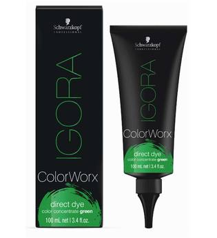Schwarzkopf Professional Haarfarben Color Worx Direct Dye Color Concentrate Gruen 100 ml