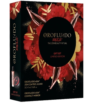 Revlon Professional Haarpflege Orofluido Asia Geschenkset Zen Control Elixir 50 ml + Compact Mirror 1 Stk.