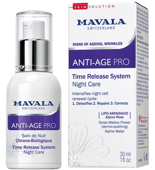 Mavala Anti-Age Pro, Chrono-Biologische Nachtpflege, 30 ml
