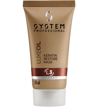 System Professional LipidCode L3 LuxeOil Keratin Restore Mask 30 ml