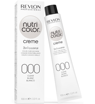 Revlon Professional Nutri Color Creme 000 Weiß Um Pastellfarben zu kreieren (1 Teil Farbe + 5 Teile White Cream) , Tube 100 ml