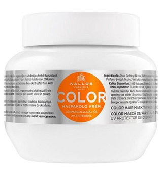 Kallos KJMN Color Hair Mask Linseed Oil & UV 275 ml