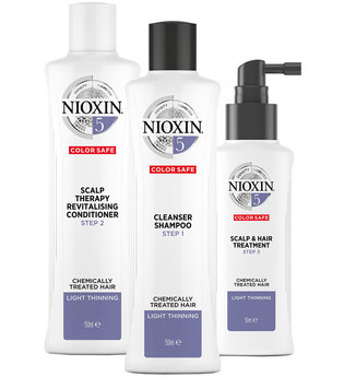 NIOXIN Hair System Kit 5 - normales bis kräftiges, naturbelassenes oder chemisch behandeltes Haar - normale bis geringe Haardichte
