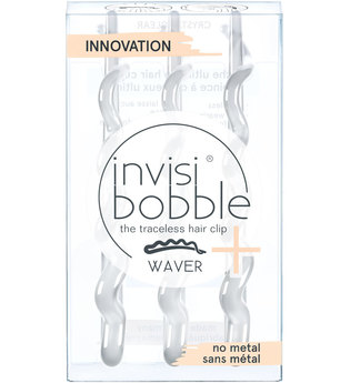 invisibobble Waver Plus Crystal Clear, Pro Packung 3 Stück