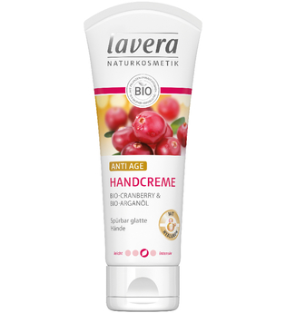 Lavera Körperpflege Body SPA Handpflege Bio-Cranberry & Bio-Arganöl Handcreme Anti-Age 75 ml