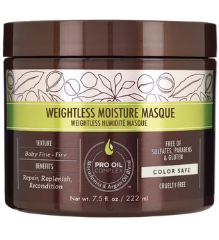 Macadamia Haarpflege Wash & Care Weightless Moisture Masque 222 ml