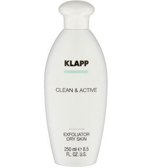 Klapp Clean & Active Exfoliator Lotion Dry Skin Gesichtsreinigungsschaum 250.0 ml