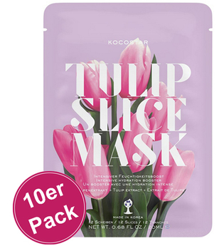 Kocostar Slice Mask Sheet Tulip Flower 10er Pack