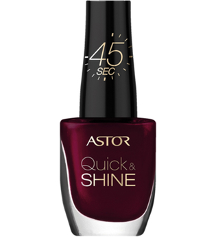 Astor Make-up Nägel Quick & Shine Nagellack Nr. 302 Glass Of Wine 8 ml
