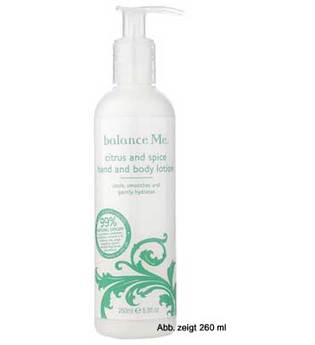 Balance Me Citrus and Spice Hand and Body Lotion 55 ml