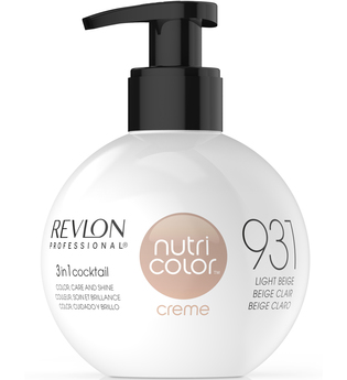 Revlon Professional Nutri Color Creme 931 Beige Glanz und Schimmer für sandfarbenes, weder kaltes noch warmes, Hellblond, 270 ml
