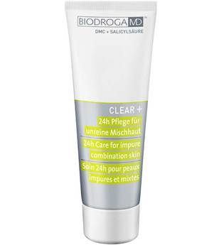 Biodroga MD Gesichtspflege Clear+ 24h Pflege für unreine Mischhaut 75 ml