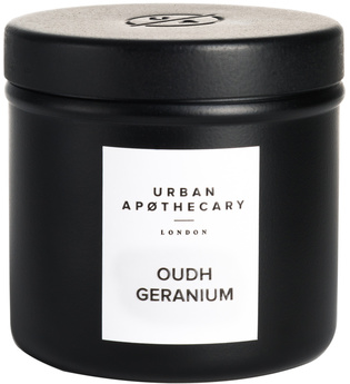 Urban Apothecary Luxury Iron Travel Candle Oudh Geranium Kerze 175.0 g