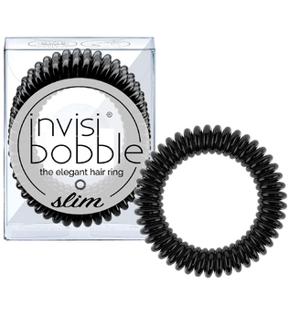 Invisibobble - Haargummi - 3 Stk. - Slim - The Elegant Hair Ring - True Black