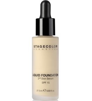 Stagecolor Cosmetics Liquid Foundation 2nd Skin Serum SPF 15 Cool Beige 27,5 ml Flüssige Foundation