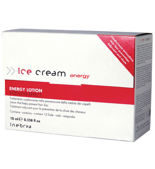 Inebrya Ice Cream Energy Lotion Intensiv Effect Packung mit 12 x 10 ml