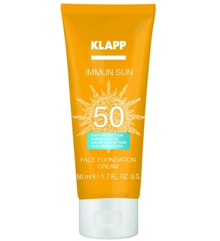 Klapp Immun Sun Face Foundation Cream SPF-50 50 ml Sonnencreme