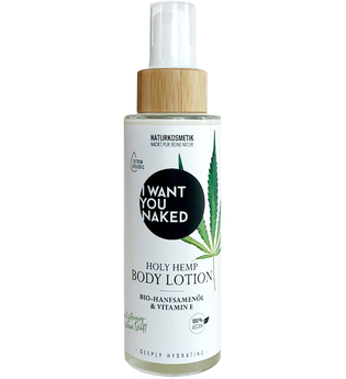 I Want You Naked Holy Hemp Body Lotion Bio-Hanfsamenöl & Vitamin E 100 ml Bodylotion