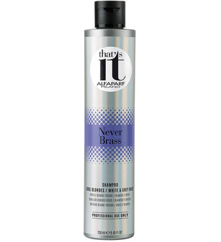 ALFAPARF MILANO That's It Never Brass Cool Blondes/White & Grey Hair Shampoo 250.0 ml