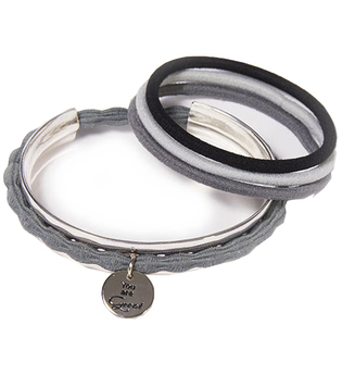 Great Lengths Hair Tie Cuff Silver ''You are Great''