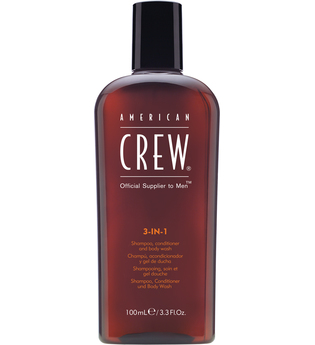 Aktion - American Crew 3 in 1 Shampoo, Conditioner & Body Wash 100 ml Duschgel
