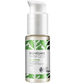 Bio:Végane Skinfood Bio Grüntee Glow Fluid für empfindliche Haut 30 ml Gesichtsfluid
