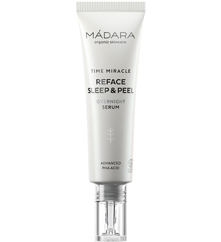 MÁDARA Organic Skincare Time Miracle Reface Sleep & Peel Overnight Serum 30 ml Gesichtsserum