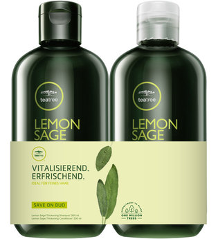 Aktion - Paul Mitchell Save On Duo Tea Tree Lemon Sage - Shampoo 300 ml + Conditioner 300 ml Haarpflegeset
