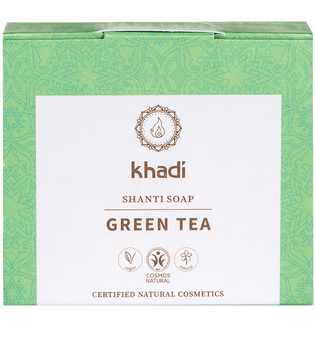 Khadi Naturkosmetik Shanti Soap - Green Tea 100g Gesichtsseife 100.0 g