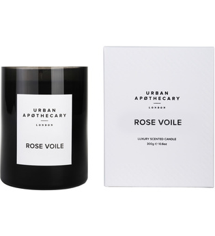 Urban Apothecary Luxury Boxed Glass Candle Rose Voile Kerze 300.0 g