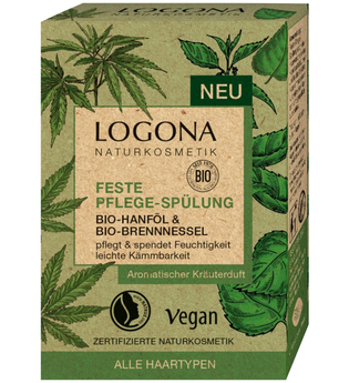 Logona Feste Pflege-Spülung Bio-Hanföl & Bio-Holunder Conditioner 60.0 g