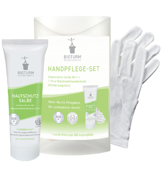 BIOTURM Handpflege-Set 50 ml + Handschuhe
