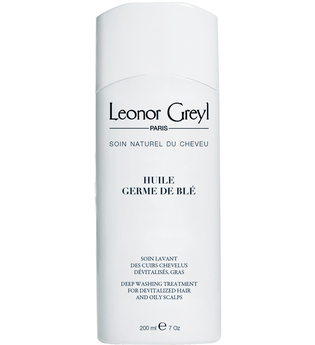 Leonor Greyl Huile de Germe de Blé Washing Treatment for Oily Scalp, Hair loss or Thin Limp Hair 200ml