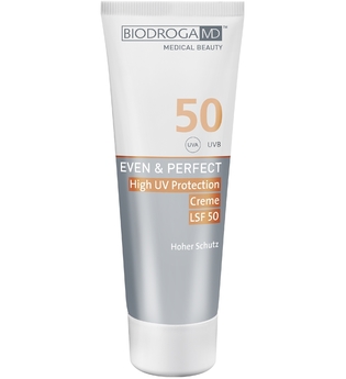 Biodroga MD Gesichtspflege Even & Perfect High UV Protection Cream LSF 50 75 ml