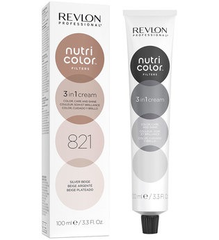 Revlon Professional Nutri Color Filters 3 in 1 Cream Nr. 821 - Hellblond Irisé Asch Haartönung 100.0 ml